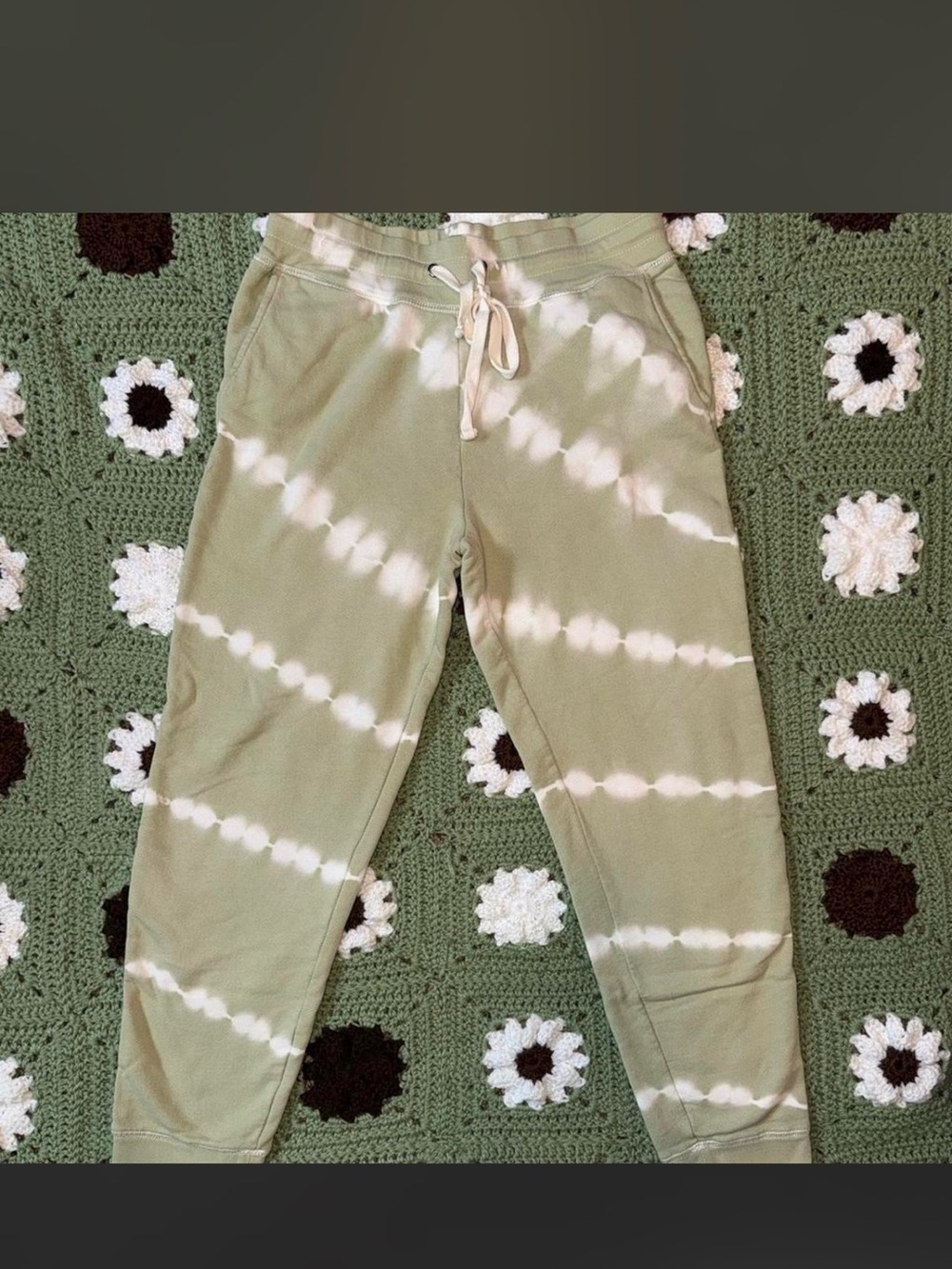 Rails Olive & White Tie-Dye Joggers